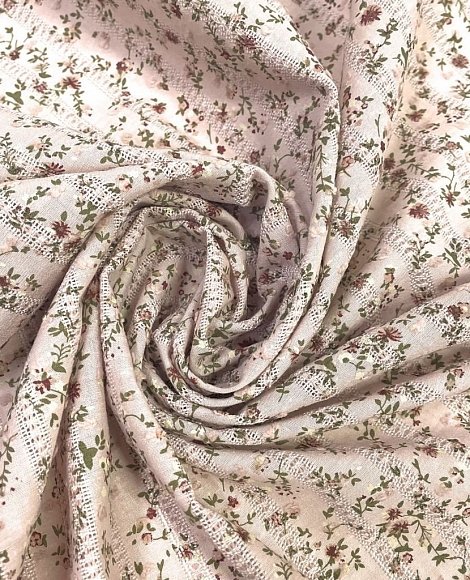 Сорочка ришелье пудра