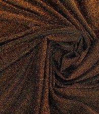 Трикотаж Люрекс коричневый